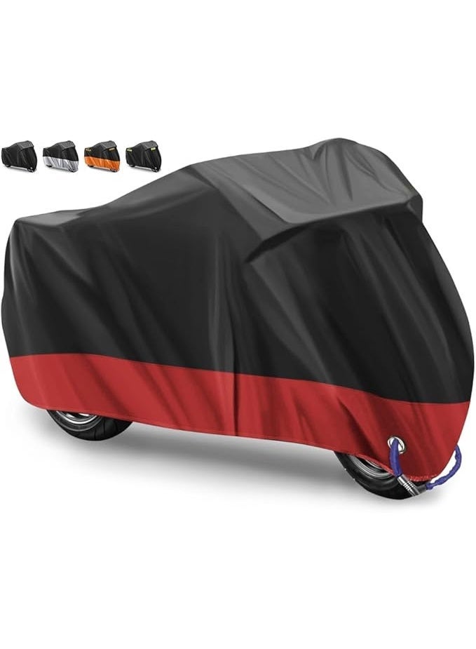 Waterproof Motorcycle Cover, Motorcycle or Scooter Cover Oxford 190T, Protection Against Dust, UV, Debris, Rain, for Motorcycles - Image 1